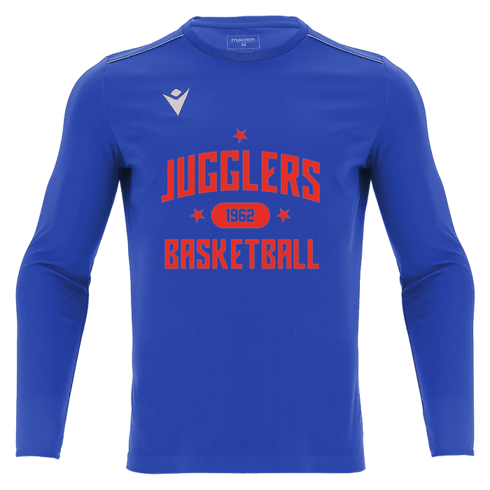 EBV The Jugglers Shootingshirt rood logo - heren