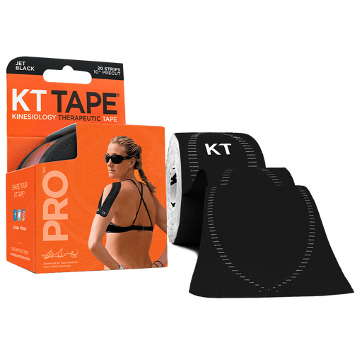 KT Tape Pro Sporttape - Voorgesneden - 5 meter | €20.95 | KT Tape | Sporttape | Kleur: Zwart | | Klaver Sport